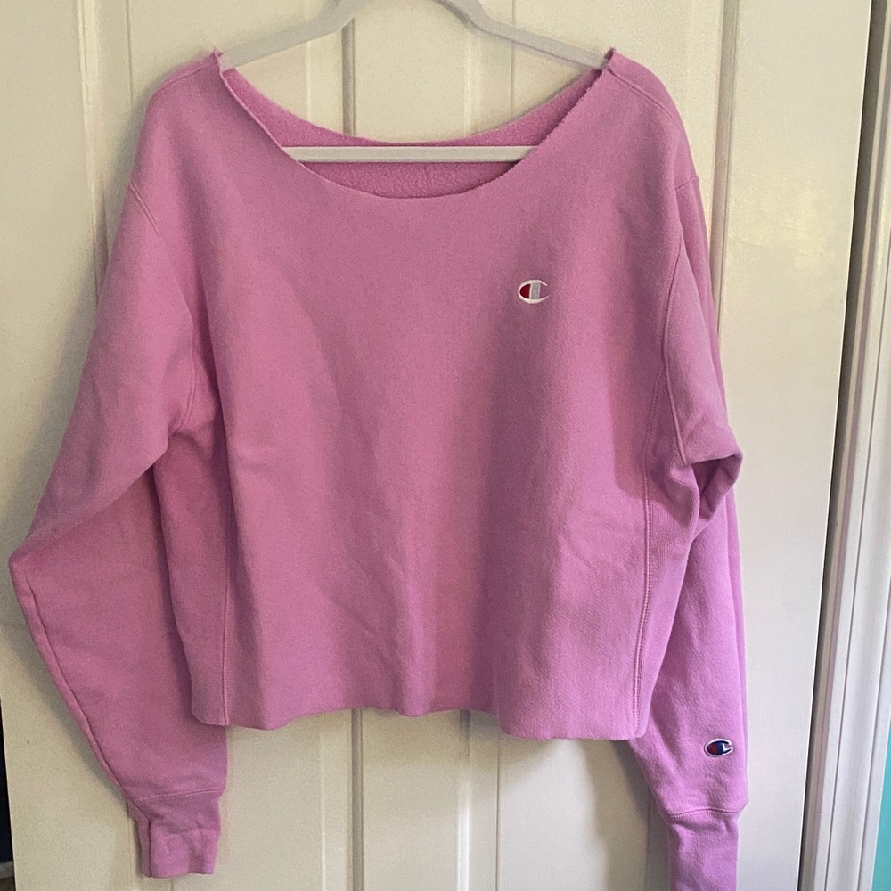Champion Light Pink Crewneck Sweatshirt